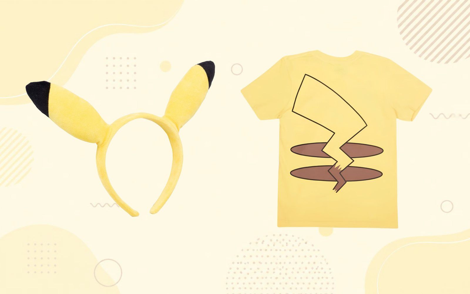 Pikachu-licensed apparel and headband manufactured by Takara under the Pokémon merchandise rollout